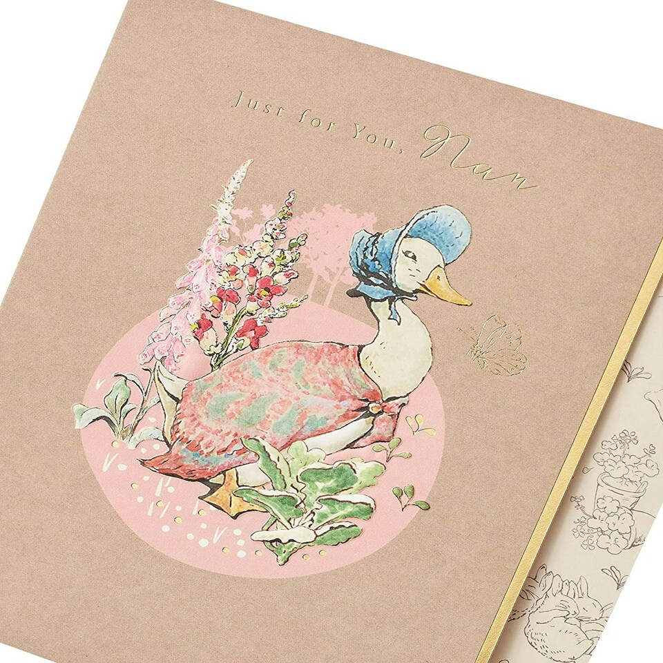 image 1 of Peter Rabbit Nan Birthday Card