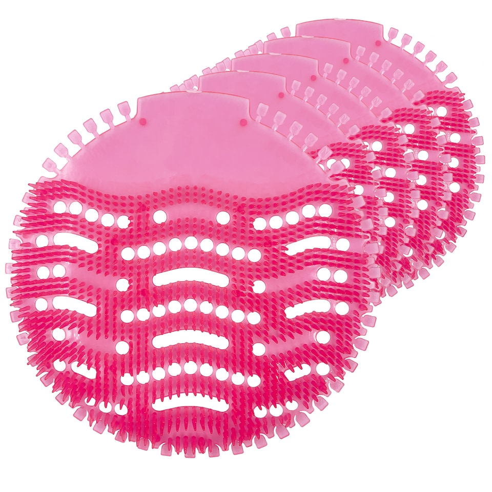 image 1 of Urinal Screen Splash Mats Scented Toilet Deodorizer and Urinal Splash Guards for Men’s Toilet