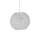 image 2 of Set of 2 Abaca - White 8 Globe Ceiling Light Shades" White