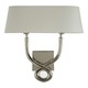 image 1 of Interiors by Premier Wall Light with Cross Base Silver