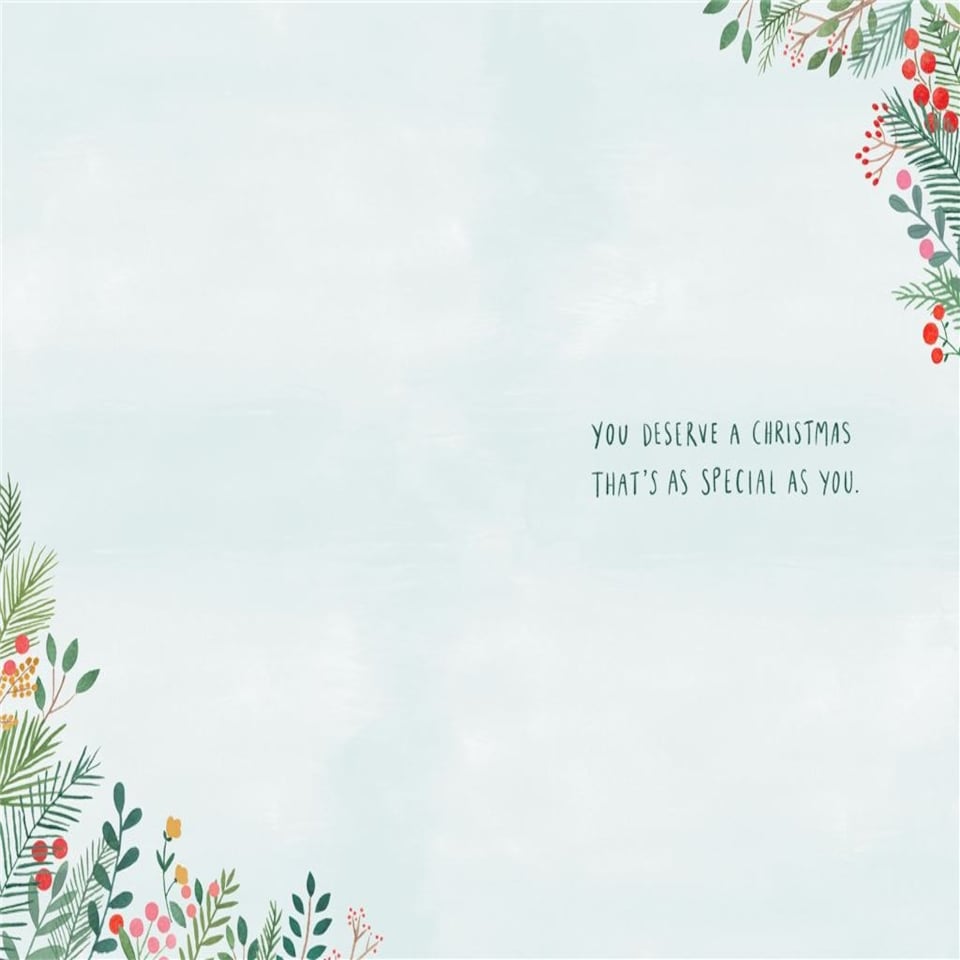 image 1 of Winter Scene Design Mum Christmas Card