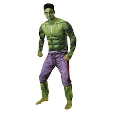 Hulk Mens Deluxe Costume - Green/Purple - XL XL