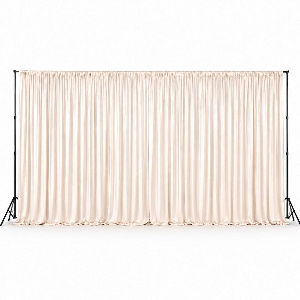 image 1 of 3x6m Spandex Backdrop Photography Background Drapes with Rod Pocket