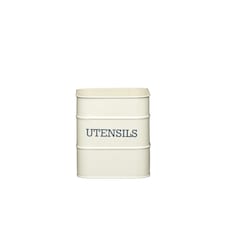 KitchenCraft Utensil Pot Cream Metal