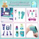 image 4 of Interactive Doctor Playset with Medical Trolley Cart Pretend Medical Tool Box Play Toy for Kids, Toddlers - Includes Doctor Tools & Accessories