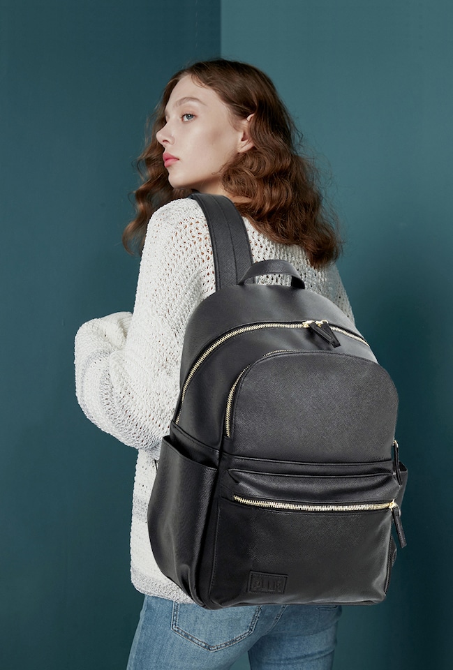 image 1 of Allis Lux Baby Changing Backpack - Black