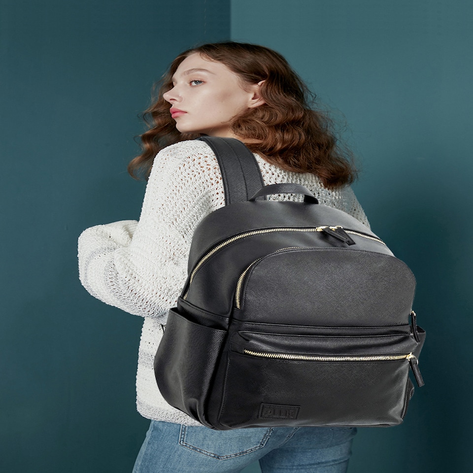 image 1 of Allis Lux Baby Changing Backpack - Black