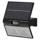 image 1 of OSRAM ENDURA Solar Outdoor Floodlights With Dual Sensor Black