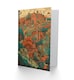 image 2 of Village Forest Coral Teal Blue Illustration Travel Art Card