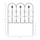 image 7 of Outsunny 5PCs Decorative Garden Fencing Metal Border Edging