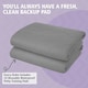 image 9 of Potty Training Bed Pads for Waterproof Protection - Bed Protector For Bed Wetting Toddlers & Children, Absolute Lifesaver for Your Mattress, 70x85 cm Grey | 2 pack | Small Single