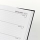 image 6 of 2027 Diary A5 Week to View - Hardback Planner Organiser with Ribbon Bookmark - Weekly Appointment Journal Notebook (Black) | Black | Black