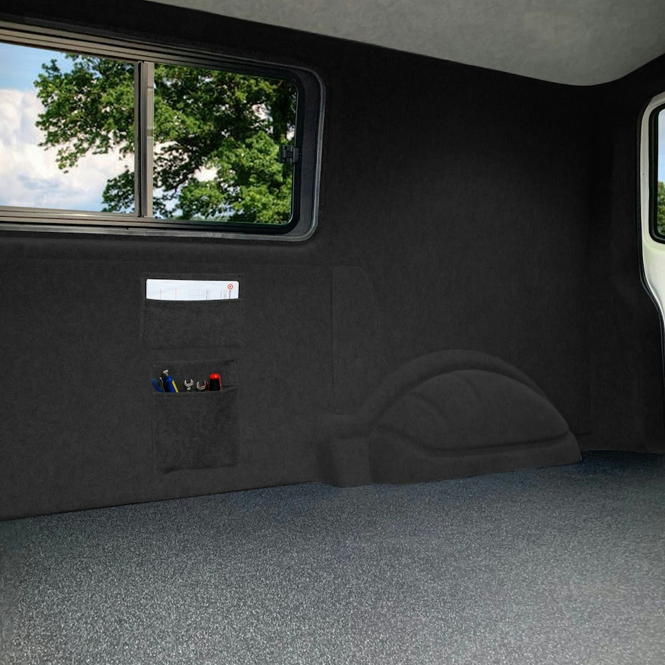 image 1 of Anthracite Grey Van Carpet Lining, Storage Pouches & Adhesive Glue | Grey