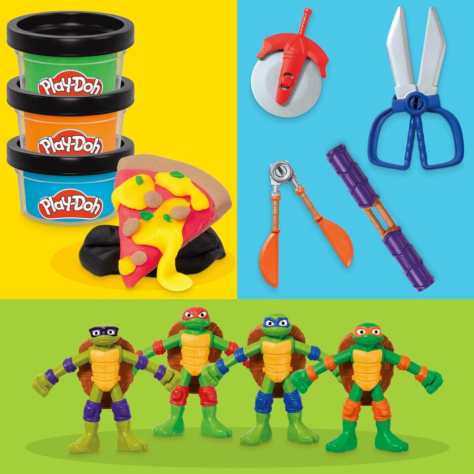 image 1 of Play Doh TMNT Cowabunga Creations