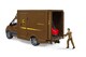 image 8 of Bruder MB Sprinter UPS with driver and accessories Delivery Vehicle Playset