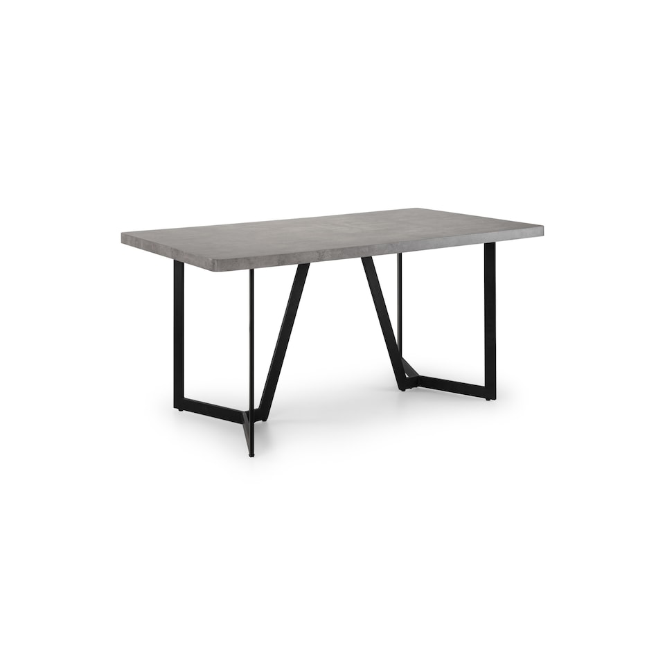 image 1 of Miller Concrete Effect Dining Table