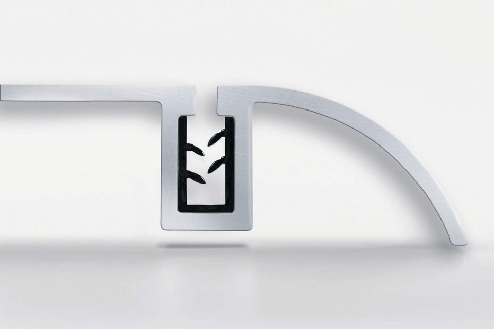 image 1 of Durable Acrylic Aluminium Display Stand Table Menu & Sign Holder | A4 | Clear