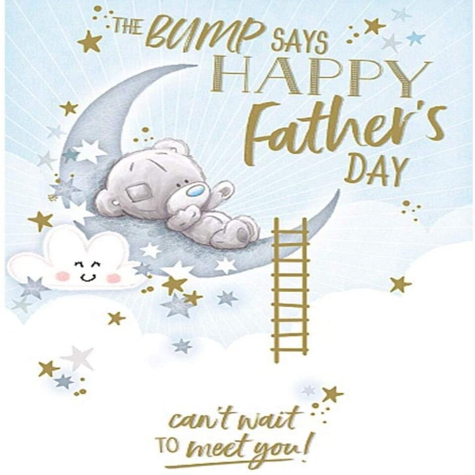 image 1 of Me To You Bear From The Bump Tiny Tatty Teddy Father's Day Card