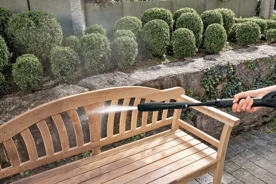 image 1 of Karcher K 4 Pressure Washer and Stair Brush