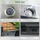 image 5 of Outsunny Deluxe Gas Barbecue Grill 3+1 Burner Garden BBQ w/ Large Cooking Area