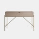 image 1 of OHS Curved Modern Dressing Table 2 Drawer Vanity Makeup Desk