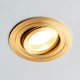 image 3 of BHS Fion Circular IP65 Tiltable Downlight | Gold | Satin Brass | 1