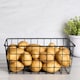 image 4 of OHS Metal Wire Multipurpose Food Pantry Storage Basket Organiser - Black