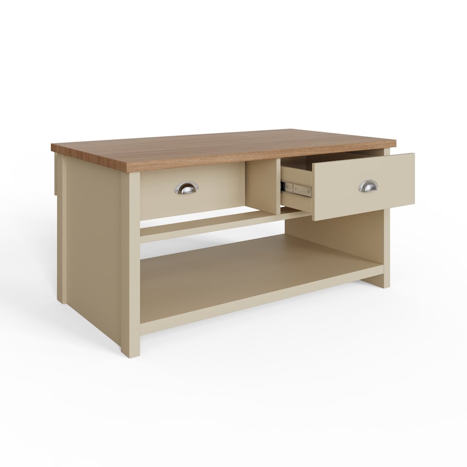 image 1 of Lancaster 2 Drawer Coffee Table