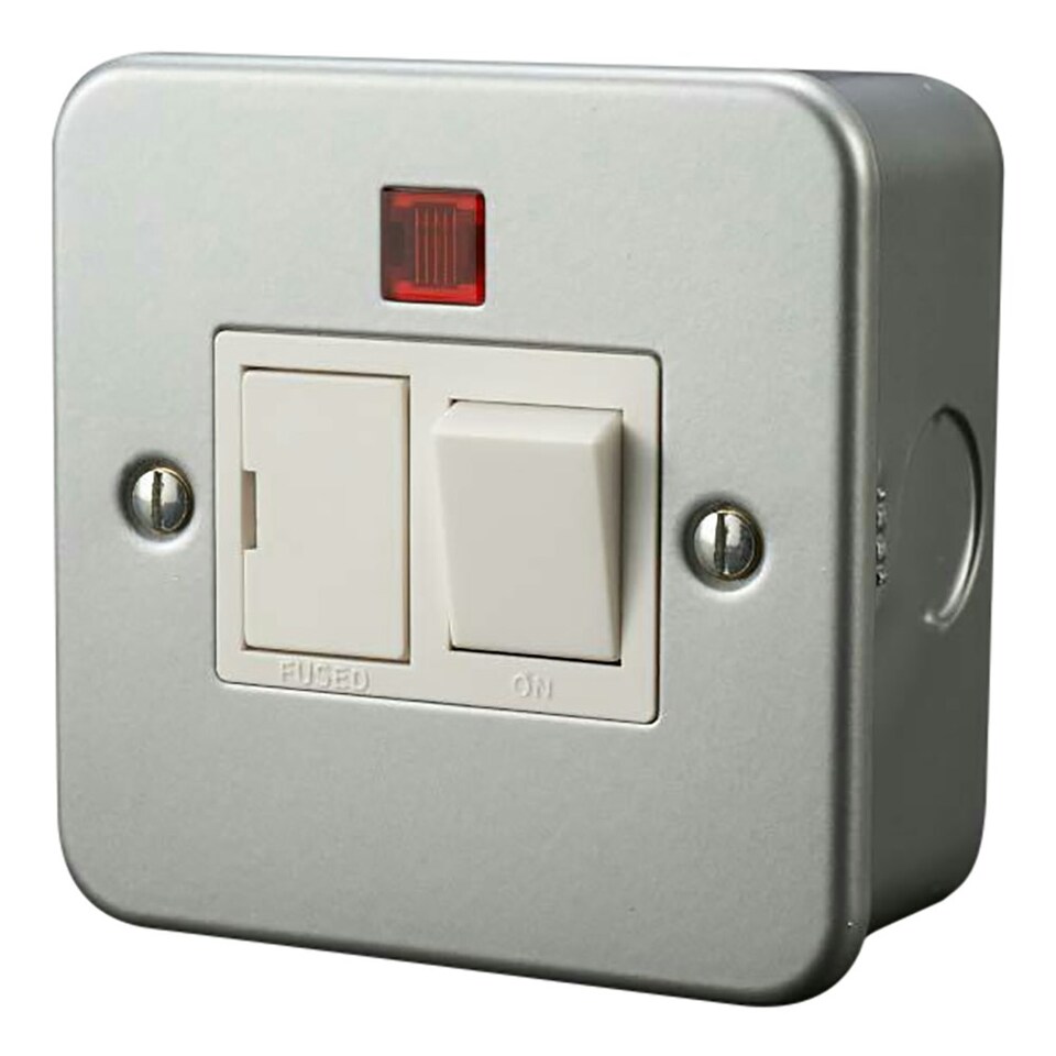 Dencon Fused Spur with Switch - Grey/White - One Size