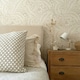 image 2 of Belgravia Florence Leaf Wallpaper - Natural - One Size | Cream