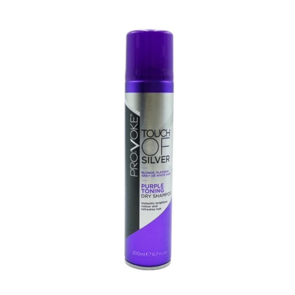Provoke Touch Of Silver Purple Toning Dry Shampoo 200ml