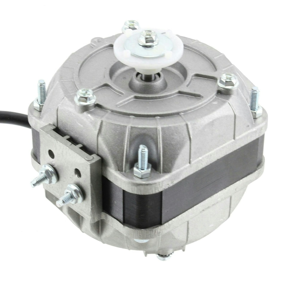 image 1 of SPARES2GO Universal Commercial Fridge Freezer Fan Motor Kit (1300RPM, 10 / 40W)