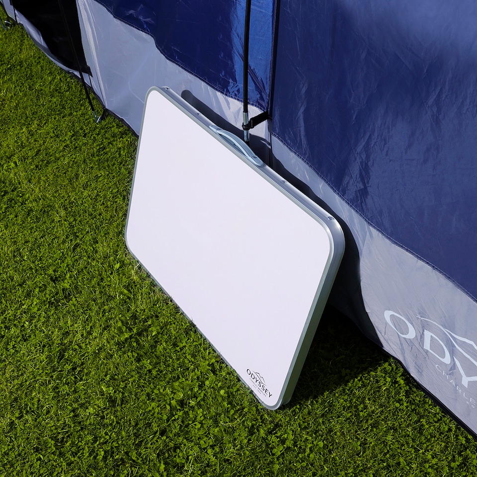 image 1 of Charles Bentley Odyssey Folding Portable Camping Compact Small Picnic Table