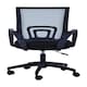 image 4 of Interiors by Premier Frazer Grey Home Office Chair with Black Arms