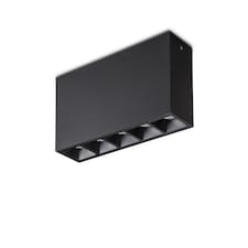 Lika Integrated LED 5 Lights Surface Mounted Ceiling Lamp Black 3000K