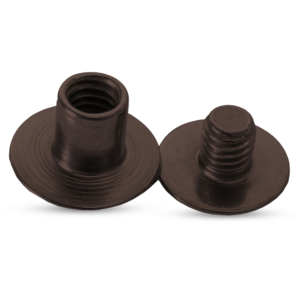 image 1 of 9x13MM Chicago Screw Rivets Flat Head for DIY Planner- 10 Pcs