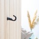 image 5 of Hammer & Tongs Screw Hook - W20mm x H35mm - Raw