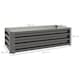 image 5 of Outsunny Set of 2 Raised Garden Bed Galvanised Planter Box, Grey