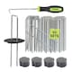 image 1 of 50 Weed Membrane Pegs with Tool