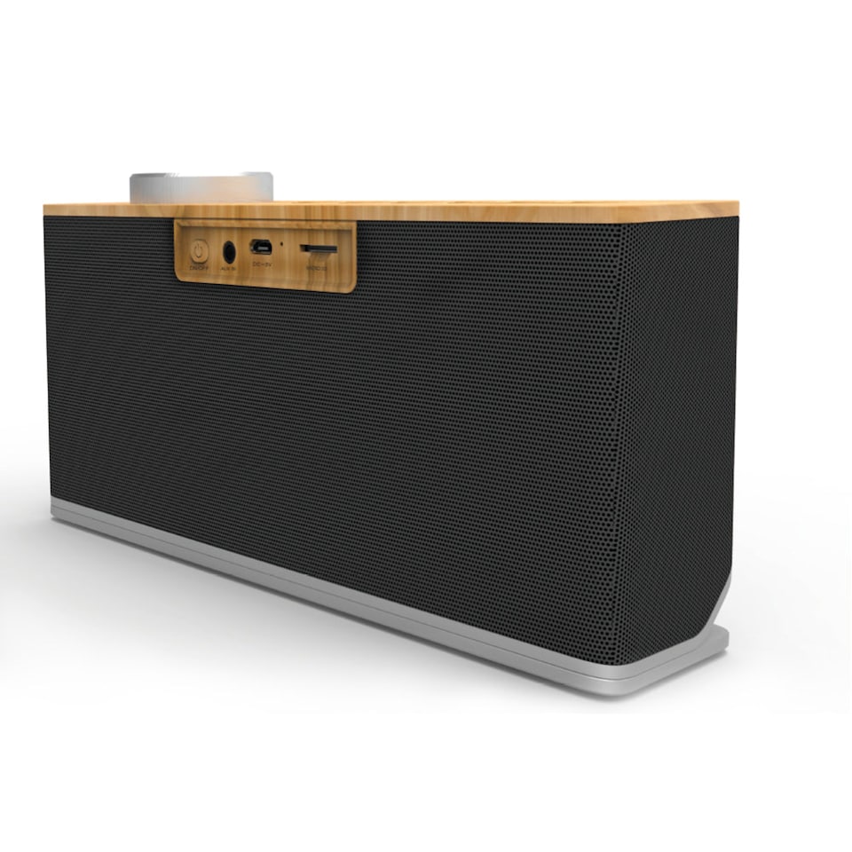 image 1 of Aiwa CR-90BT Radio Alarm Clock  in Black