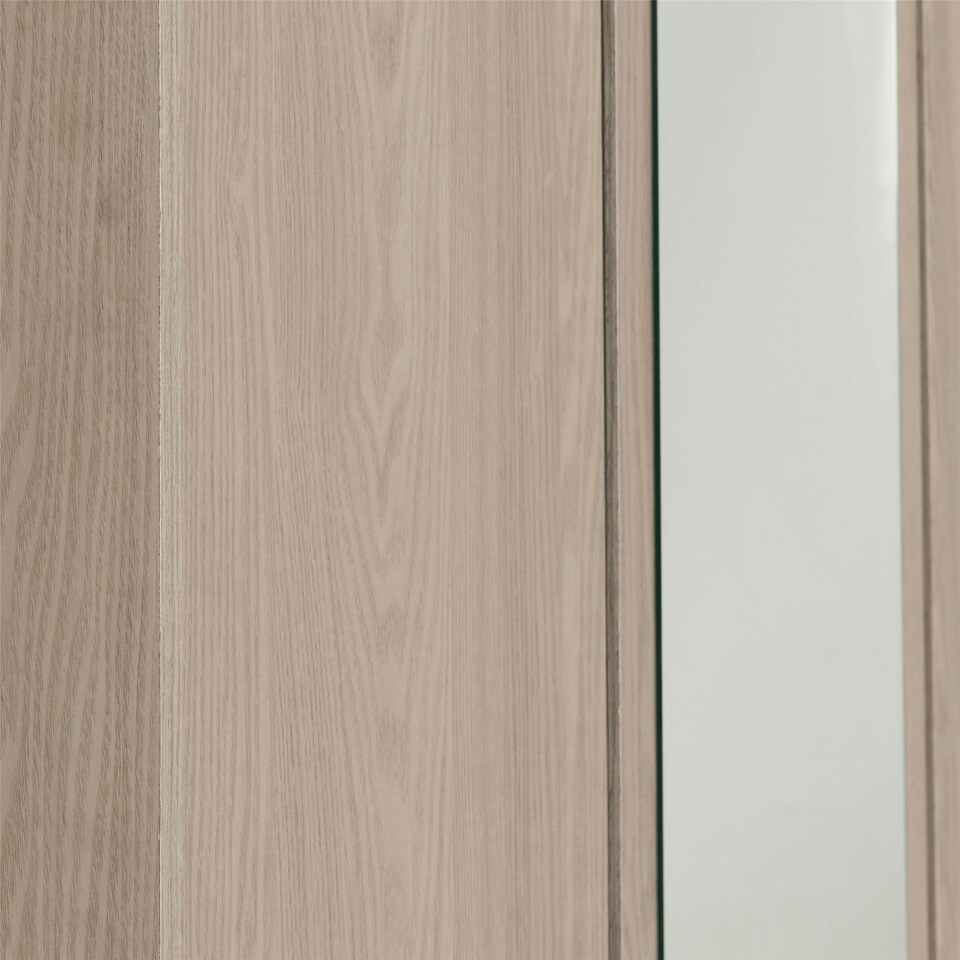 image 1 of Paris 3 Door Triple Mirrored Wardrobe