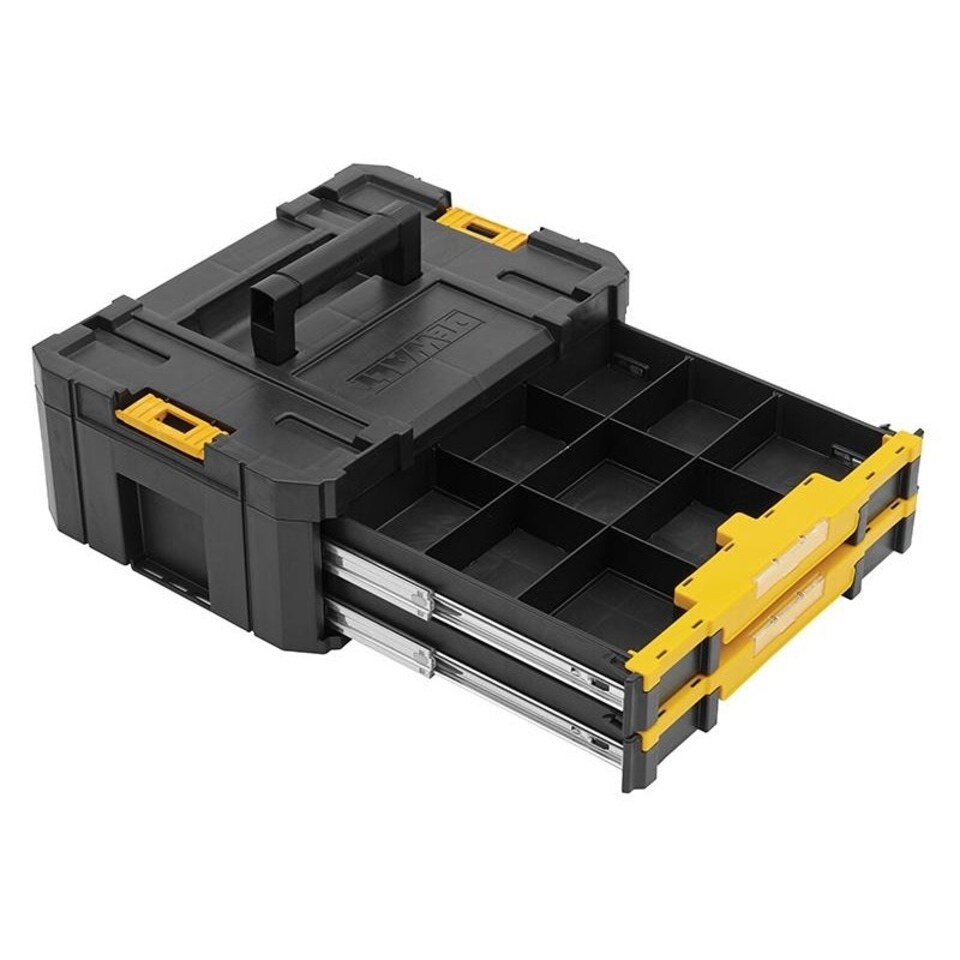 image 1 of Dewalt Power Tools Tstak Iv Toolbox (shallow Drawer) - Multi Colour - One Size Multi
