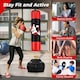 image 8 of COSTWAY 70" Freestanding Punching Bag Boxing Bag Training Red