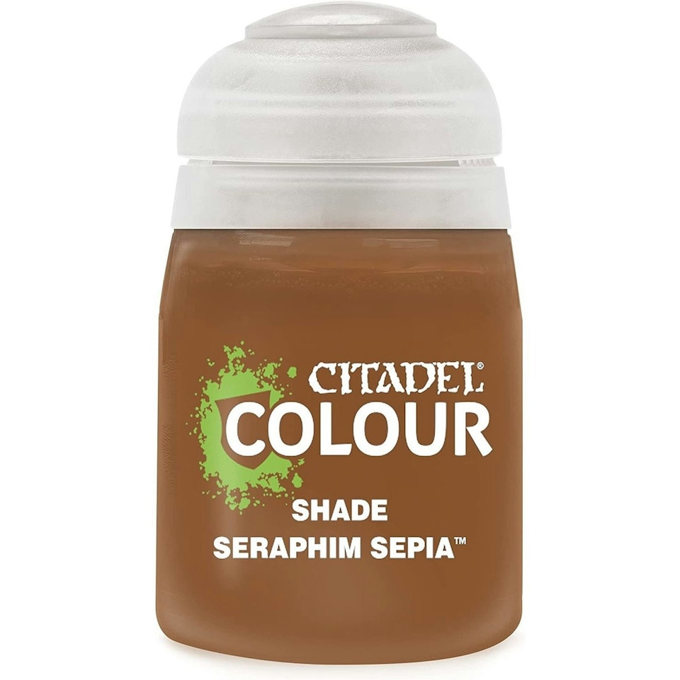 image 1 of Games Workshop Citadel Colour Shade: Seraphim Sepia (18ml) Paint