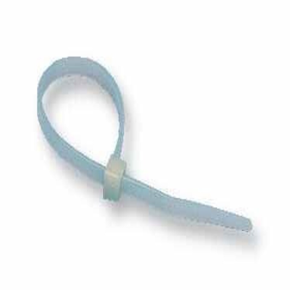 HELLERMANNTYTON Heat Stabilised Nylon Cable Ties Natural 2.5mm x 102mm 100 Pack