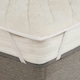 image 4 of OHS Teddy Fleece Quilted Soft Topper Mattress Protector, Double - Cream