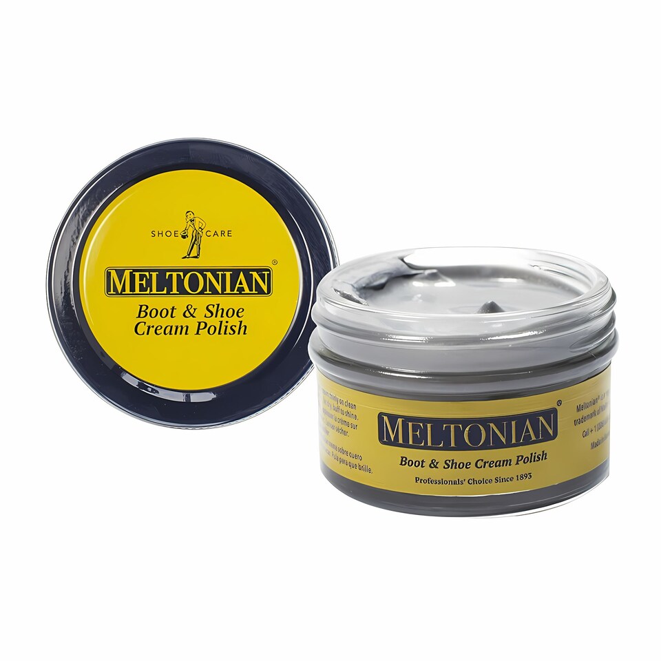 image 1 of Meltonian Boot and Shoe Cream Polish - Conditioning and Colour Restoration 50ml | Silver | Silver