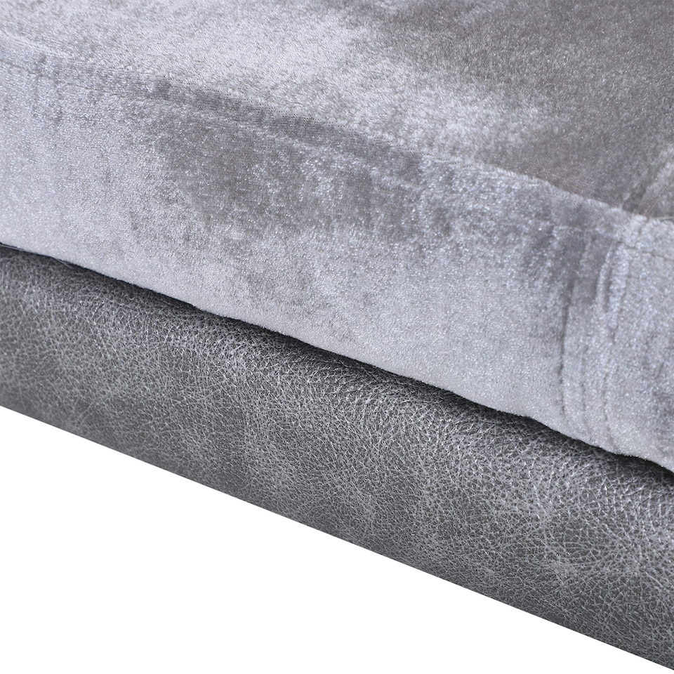 image 1 of PawHut Dog Sofa Pet Lounge Bed w/ Anti-slip Legs for Small-Sized Dogs - Grey