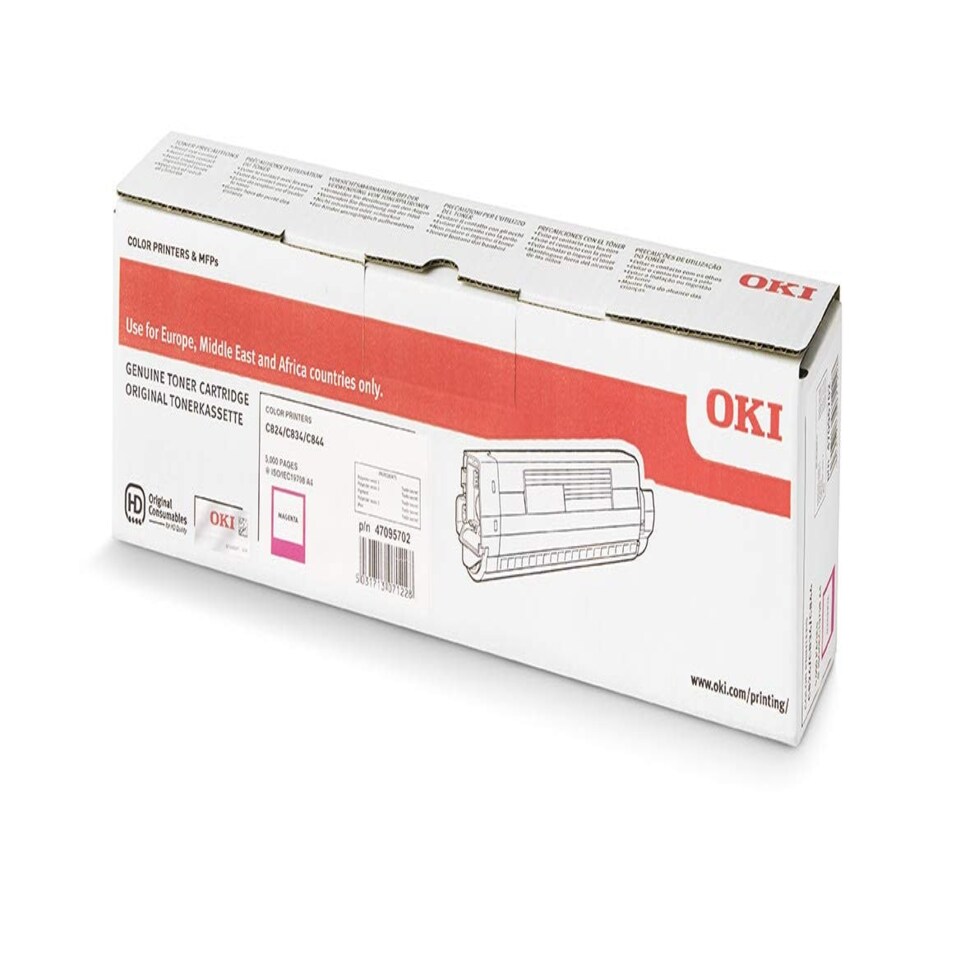 image 1 of OKI C824/834/844 Magenta Toner 5K