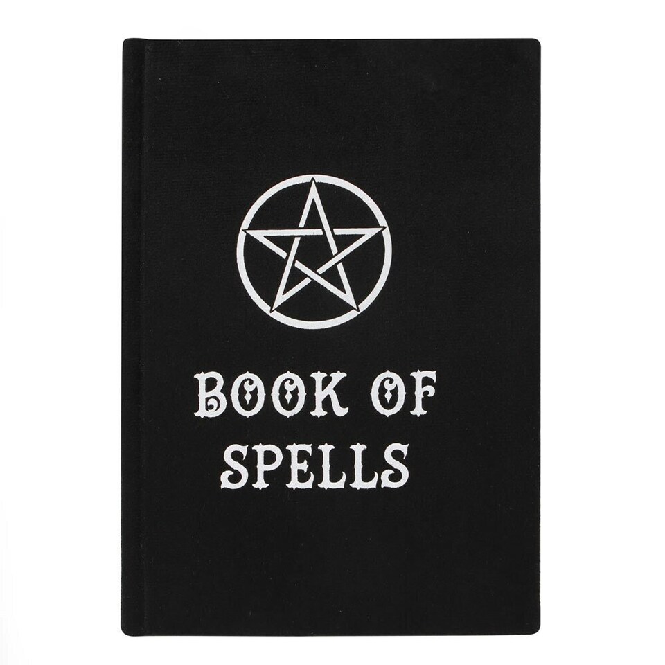 image 1 of Something Different Book of Spells A5 Notebook - Black/White - One Size
